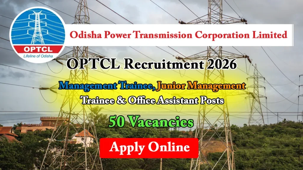 OPTCL Recruitment 2026, Apply Online