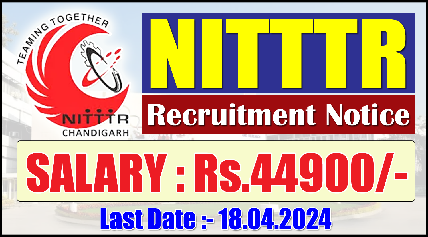 NITTTR-Recruitment