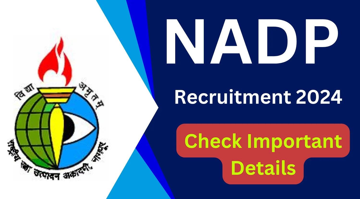 NADP Recruitment 2024
