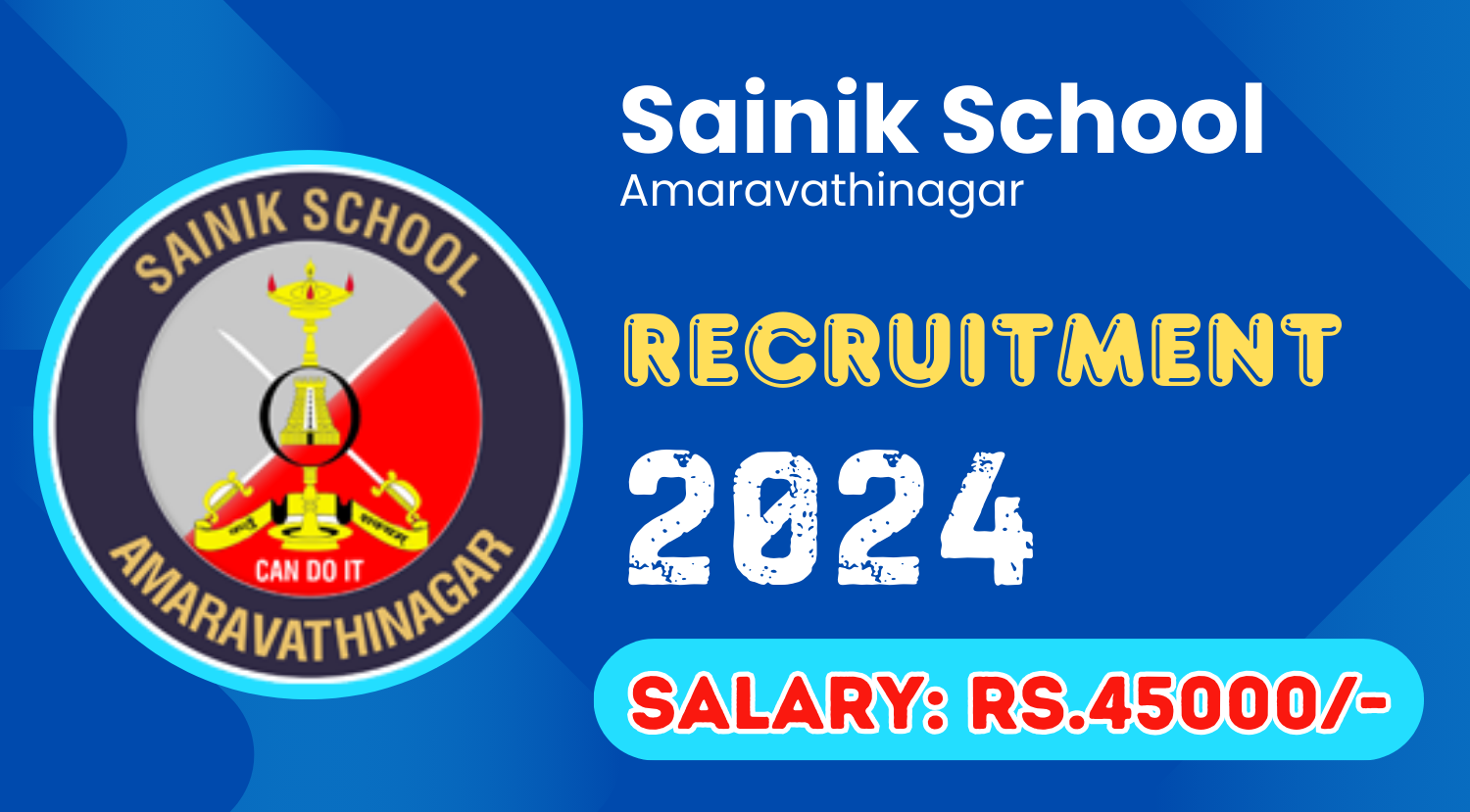 Sainik-School-Amaravathinagar-Recruitment