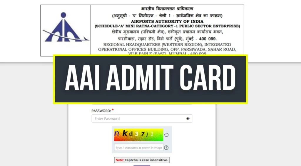 AAI WR Non-Executive Admit Card 2025 Released, Check How to Download ...