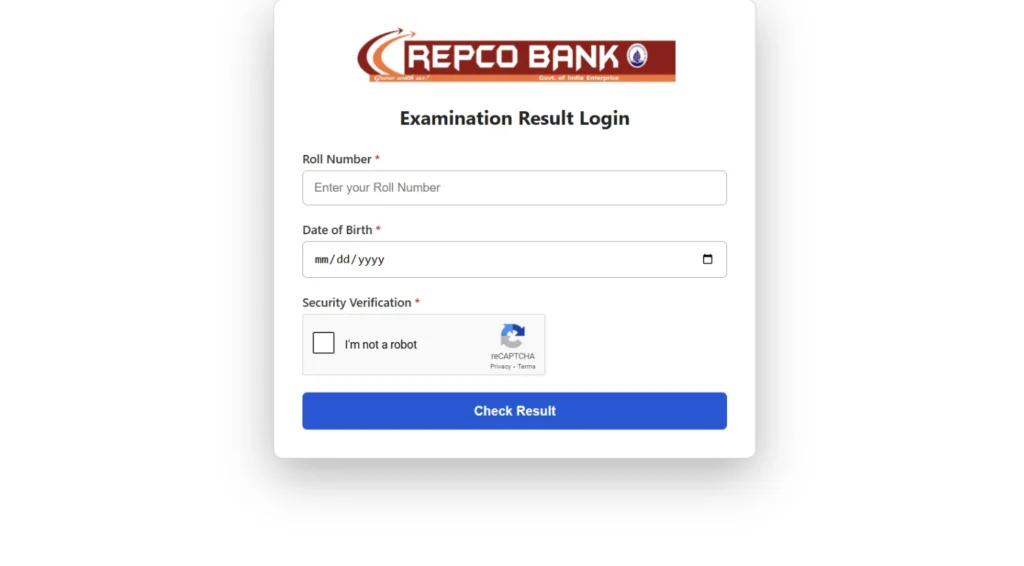 REPCO Bank Clerk Result 2025 is out Check your scorecard now at repcobankcom using your Roll Number Date of Birth Direct link steps inside - IndiaExamAlert REPCO Bank Clerk Result 2025