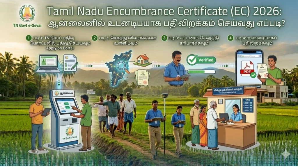 Tamil Nadu Encumbrance Certificate (EC) 2026: ஆன்லைனில் உடனடியாக ...